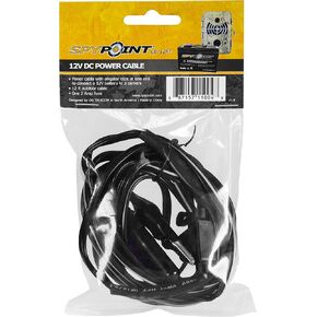 Spypoint CB-12FT 12V Power Cable, Alligator Clips