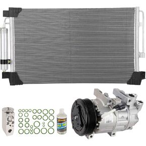 A/C Kit w/AC Compressor Condenser & Drier For Nissan Altima 2.5 2.5S 2.5SR 2013 2014 2015 2016 4-Door - BuyAutoParts 61-94117R6 New
