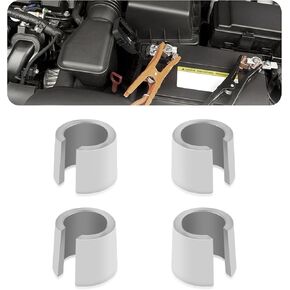 4PCS Battery Post Shims,Negative & Positive Battery Terminal Shim Converters,Professional Pure Lead Battery Terminal Adapter Car Accessories for Most Car RV Truck