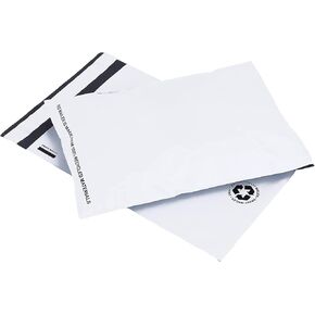 100 Count, 6x9 inch Eco Friendly Poly Mailers 100% Recycled Packaging Envelopes Supplies Mailing Bags 2.5 Mil Thick - SMART Mailer