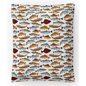 Fish Poly Mailers 10x13, Self Adhesive Premium Designer Shipping Bags (50 Pack)