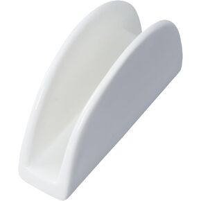 Ceramic Napkin Holder Guest Towel Napkin Holder Cocktail Napkin Holder Napkin Stand Vertical Napkin Holders for Kitchen Desk Tray Decor White Napkin Holder Ceramics Desktop Bracket