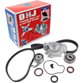 DNJ TBK219WP Timing Belt Kit with Water Pump for 1990-1997 / Honda, Isuzu/Accord, Oasis, Odyssey, Prelude / 2.2L / SOHC / L4 / 16V / 2156cc / F22A1, F22A4, F22A6, F22B2, F22B6