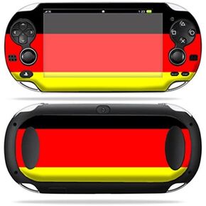 MightySkins Skin Compatible with PS Vita PSVITA Playstation Vita Portable wrap Sticker Skins German Flag