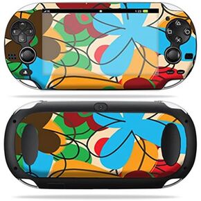 MightySkins Skin Compatible with PS Vita PSVITA Playstation Vita Portable wrap Sticker Skins Funky Flowers