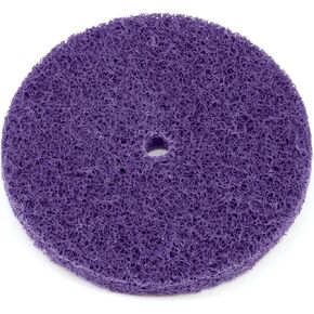 3M Scotch-Brite BF-DC Aluminum Oxide Deburring Disc - Medium Grade - Arbor Attachment - 6 in Dia 1/2 in Center Hole - 4000 Max RPM - 64145 [PRICE is per DISC]