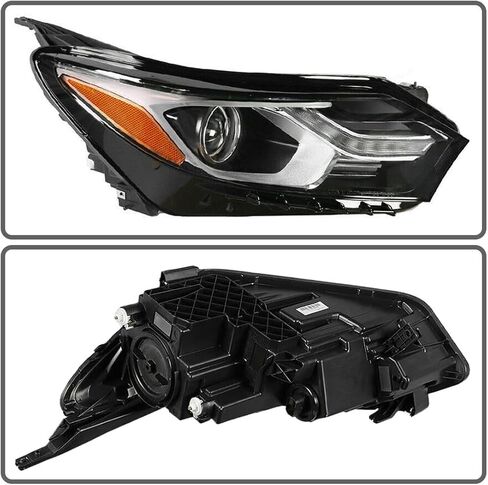 2018 2019 2020 Equinox Headlights with LED DRL,Left Headlight Assembly Fit for 2018-2020 Chevy Equinox Black Housing Replacement Driver Side in Saudi Arabia