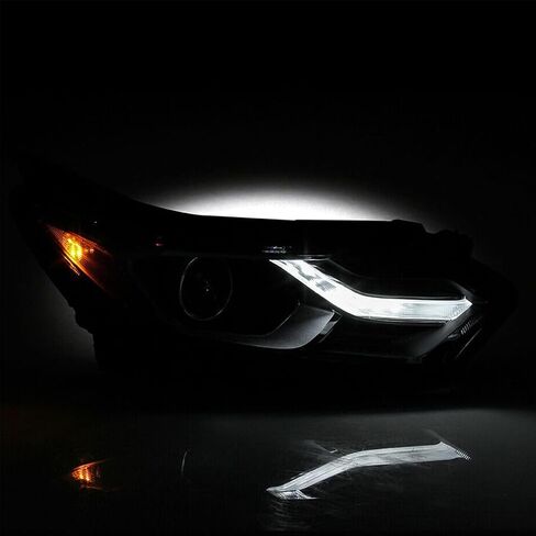 2018 2019 2020 Equinox Headlights with LED DRL,Left Headlight Assembly Fit for 2018-2020 Chevy Equinox Black Housing Replacement Driver Side in Saudi Arabia