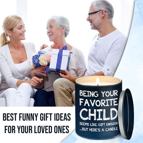 OASSIE Gifts for Mom, Dad, Grandma, Grandpa - Birthday, Christmas, Mothers Day, Father's Day, Valentines Day Gifts, Present for Mom, Dad, Grandma, Grandpa Gift Ideas - Lemongrass Scented Candle 10oz in Saudi Arabia