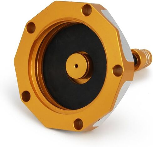 CNC Billet Gas Cap Cover Aluminum Dirt Bike Gas Fuel Tank Cap with Air Vent Hose For RM85 RM125 RM250 RMZ250 RMZ450 RMX450Z-Black in Saudi Arabia
