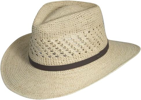 Scala Men's Fine Crochet Raffia Outback in Kuwait