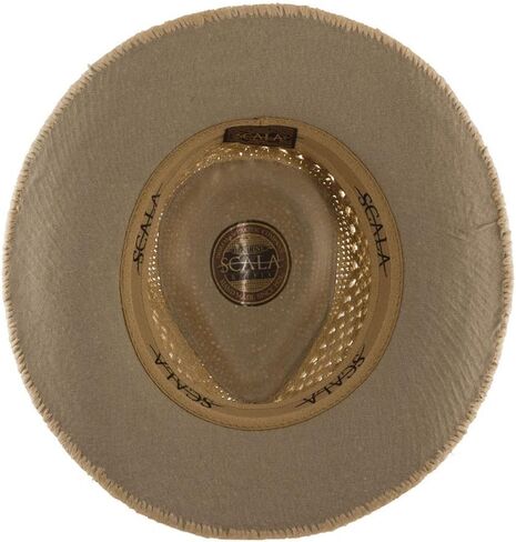 Scala Men's Fine Crochet Raffia Outback in Kuwait
