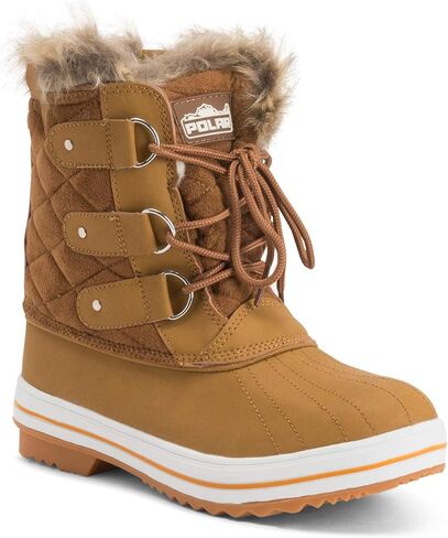 حذاء الثلوج POLAR للسيدات مبطن قصير للشتاء والمطر والثلج ومقاوم للماء in Kuwait