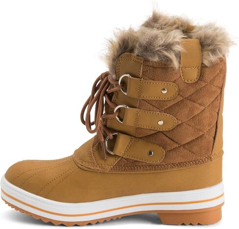 حذاء الثلوج POLAR للسيدات مبطن قصير للشتاء والمطر والثلج ومقاوم للماء in Kuwait