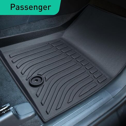 سجادات أرضية DiffCar® لسيارة Hyundai Santa Fe 2023 2022 2021 (موديلات البنزين فقط)، واقيات أرضية TPE مناسبة لجميع الأحوال الجوية، لملحقات Santa Fe 2021-2023 الداخلية (سجادات الأرضية + سجادة الشحن) in Kuwait
