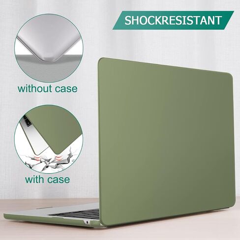 Tuiklol for MacBook Air 13.6 inch Case 2024 2023 2022 Release M3 A3113 / M2 A2681, Plastic Hard Shell Cover with Keyboard Cover & Screen Protector & USB C to USB Adapter, Crystal Black in Saudi Arabia
