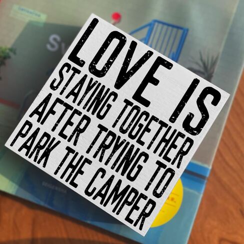 إكسسوارات العربة لمقطورات السفر، ديكور التخييم، ديكور التخييم، ديكور RV، علامة صندوق خشبي عتيق لمكتب الطاولة، رف المنزل، ديكور غرفة التخييم in Kuwait