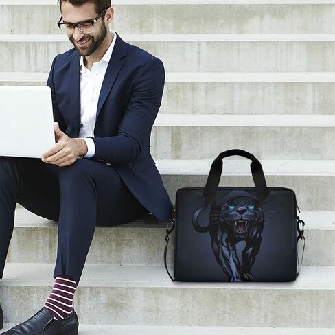 Laptop Case Scary Vampire Skull Burning 3D 16 inch Laptop Sleeve Portable Computer Carrying Case for Men Women in Saudi Arabia