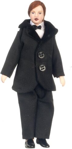 Melody Jane Dollhouse Victorian Man Gentleman Father in Suit 1:12 Porcelain People in Saudi Arabia