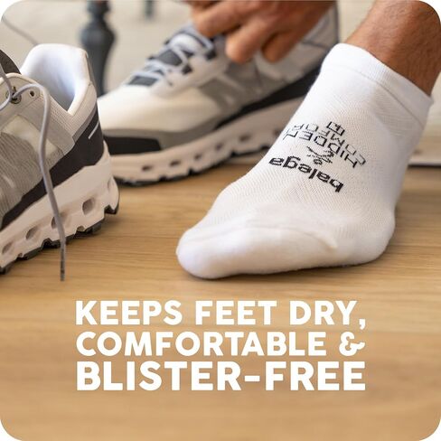 Balega Hidden Comfort Performance No Show Athletic Running Socks for Men and Women (3-Pack) in Kuwait