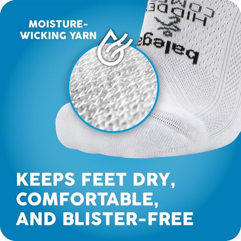 Balega Hidden Comfort Performance No Show Athletic Running Socks for Men and Women (3-Pack) in Kuwait