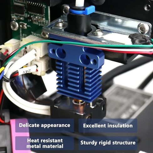 CR6 SE hotend Upgrade with BiMetal Copper Titanium Heatbreak for Creality CR-6 SE CR6 Max CR-5 PRO Ender 3 / pro, Ender 5 / pro, Ender 5 Plus, CR10 3D Printer (Blue) in Saudi Arabia