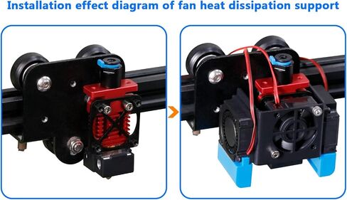 CR6 SE hotend Upgrade with BiMetal Copper Titanium Heatbreak for Creality CR-6 SE CR6 Max CR-5 PRO Ender 3 / pro, Ender 5 / pro, Ender 5 Plus, CR10 3D Printer (Blue) in Saudi Arabia