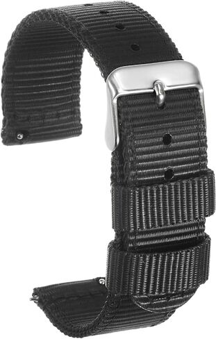 HARFINGTON Nylon Watch Band Durable Nylon Strap for Men, Universal Replacement Canvas Watchband in Kuwait