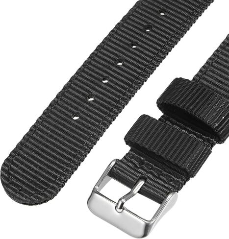 HARFINGTON Nylon Watch Band Durable Nylon Strap for Men, Universal Replacement Canvas Watchband in Kuwait