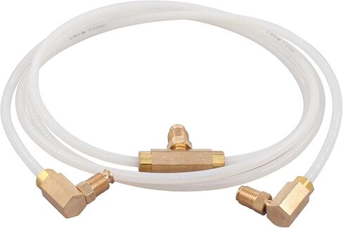 XtremeAmazing 2Pcs Convertible Power Top Hydraulic Fluid Hose Lines and Fittings Plastic Hoses for Mustang Montego Chevelle Impala Camaro GTO LeMans Skylark Challenger DeVille 300 in Saudi Arabia