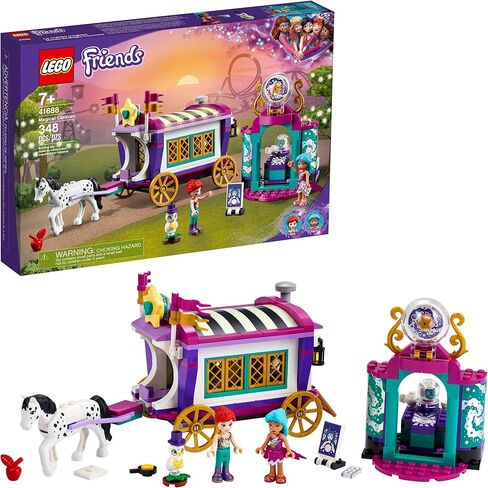LEGO Friends Magical Caravan 41688 Building Kit; Magic Caravan Toy for Creative Kids Who Love Vehicles; New 2021 (348 Pieces) in Saudi Arabia