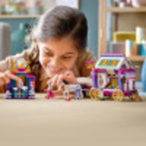 LEGO Friends Magical Caravan 41688 Building Kit; Magic Caravan Toy for Creative Kids Who Love Vehicles; New 2021 (348 Pieces) in Saudi Arabia