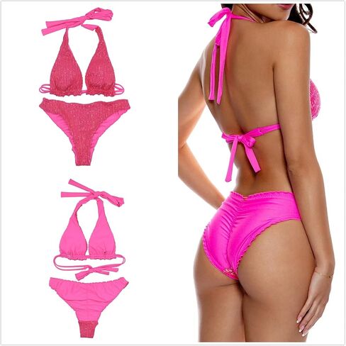 Women Sexy Sequin Bikini Set Glitter Bathing Suit Sexy Push Up Swimsuit Beachwear in Saudi Arabia