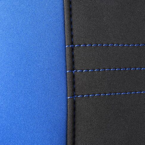 CAR PASS Waterproof Car Seat Covers Full Sets with 5mm Composite EVA, Neoprene Car Seat Cover with Separate Headrest Covers, Quick Setup Universal Fit for SUV Trucks,Airbag Compatible (Blue) in Saudi Arabia