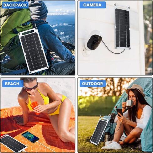 SUNYIMA Mini Solar Panel, 6V 6W USB Monocrystalline Solar Panel Charger with Built-in Voltage Stabilization System for Smart Phone, Camping Lanterns, Small Fans Monitor in Saudi Arabia