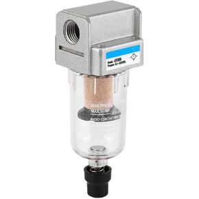 Compressor Filter, Moisture Trap Air Line Particulate Air Filter, Lightweight Replacement for Compressor