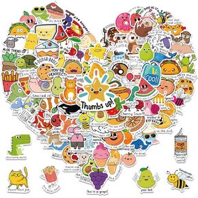 100pcs Fun Incentive Stickers for Kids，Reward Sticker for Water Bottle，Laptop Computer Classroom Skateboard Graffiti Decals for Kids Teens Girls Adults Gifts