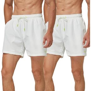 𝗕𝗲𝗮𝗰𝗵 𝗦𝗵𝗼𝗿𝘁𝘀 𝗳𝗼𝗿 𝗠𝗲𝗻, Mens Board Shorts Swimwear, Mens Swim Trunks 2-Pack in Saudi Arabia