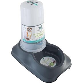 Fonteme|Pounce + Fetch Cat & Dog Automatic Feeder & Water Dispenser, White, 3.5-liters