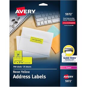 AVERY - AVE5972 - High Visibility Labels
