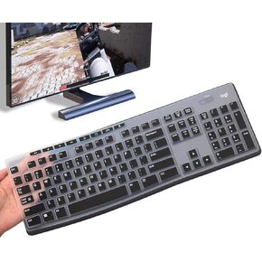 Keyboard Cover Skin Protector for Logitech MK275 MK295 MK270 Wireless Keyboard, Logitech MK200 MK260 K200 K260 K270 Keyboard (NOT Fit Other Model Keyboards)-Clear…