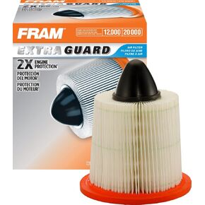 FRAM Extra Guard CA7774 Replacement Engine Air Filter for Select Mazda and Ford Models, Provides Up to 12 Months or 12,000 Miles Filter Protection
