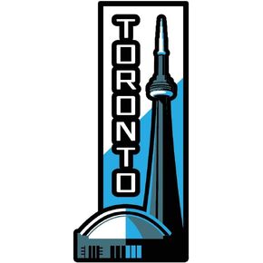 Toronto Sticker - Weatherproof Vinyl Ontario Canada Decal - CN Tower Souvenir - Sky Dome Souvenir
