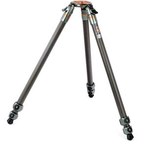 3 Legged Thing Legends Tommy Carbon Fiber Tripod - 3 Section Adjustable Camera Tripod with Three Detachable Legs, Flat Plate and Bowl Mount for Heavier Kit - Metallic Slate Grey (Tommy)