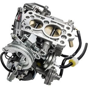maXpeedingrods 2-Barrel Carburetor for Toyota 22R Engine 21100-35520, Pickup 1981-1995 / Hilux 1988-1998 / 4Runner 1984 / Corona 1981 / Celica 1981-1984 / Dyna Coaster 1980-, with 4-prong Square Plug