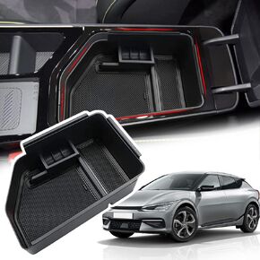 for 2023 EV6 Center Console Organizer Tray Armrest Storage Box Compatible with Kia 2022 2023 EV6 Accessories Secondary Insert Tray