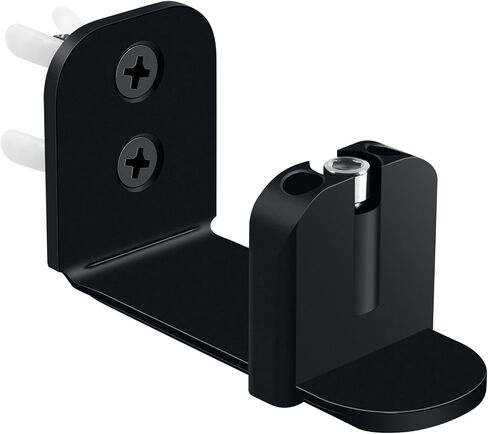 Adjustable Barn Door Floor Guide, Slide-Less Flush Design Sliding Barn Door Hardware, Aluminum Sliding Door Track Hardware for Bottom Roller, No Hygienic Corners, Toe-Friendly (Black) in Saudi Arabia