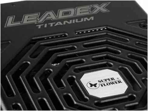 Super Flower Leadex Titanium 850W 80+ Titanium, ECO Fanless & Silent Mode, Full Modular Power Supply, Dual Ball Bearing Fan, 10 Year Warranty. SF-850F14HT in Saudi Arabia