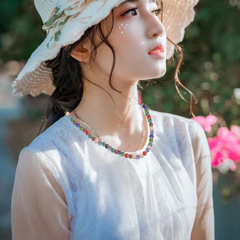 CDIYTOOL 80 قطعة خرز زجاجي مضيء 8 مم، خرز دائري مضيء متعدد الألوان مصنوع يدويًا، خرز زجاجي متنوع يتوهج في الظلام، خرز زجاجي مستدير فضفاض، خرز كروي فاصل كبير (مضيء) in Kuwait