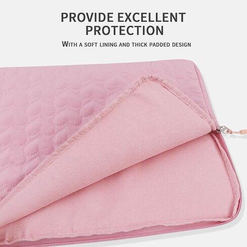 Puffy Laptop Sleeve for Women, Cute Panda Laptop Carrying Case Compatible with 15.6 HP, Dell, Lenovo, Acer, Asus in Saudi Arabia